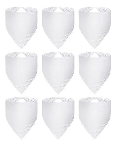 Pañuelo Para Mascotas En Blanco Por Sublimación, 60 Unidades