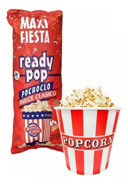 Primera imagen para búsqueda de pochoclo ready pop