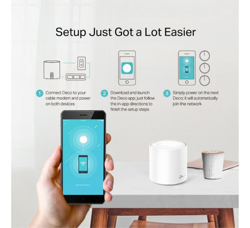 Sistema Wi-fi Mesh Tp-link Wifi 6 Ax1800 Deco X20 3u