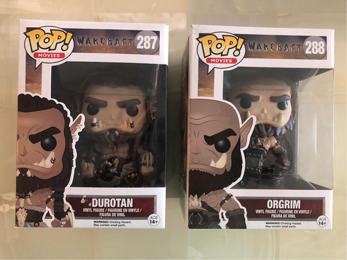 Funko Pop Durotan 287 Y Orgrim 288 Warcraft