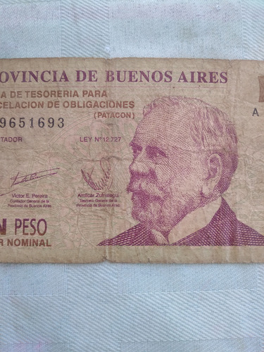 Billete Patacon 1 Peso (Usado)