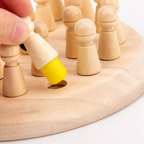 Juego De Mesa Montessori Didáctico De La Memoria De Madera
