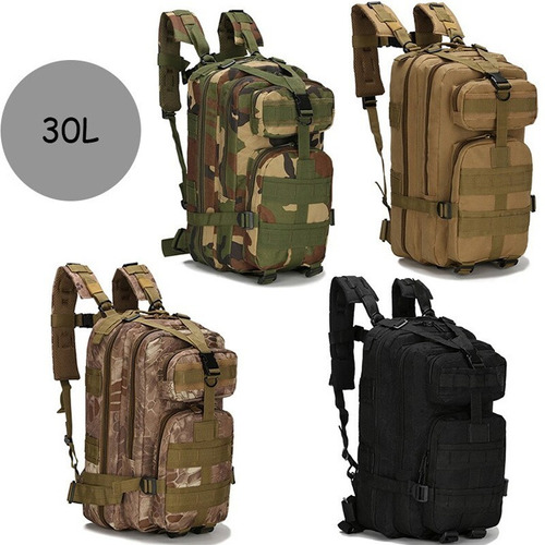 Mochila Táctica Militar Morral De Asalto 30 Lt Impermeable