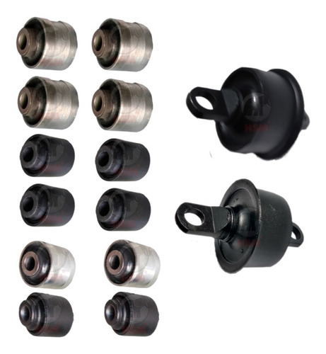 Imagen 3 de 6 de Bujes Suspension Trasera Patriot 14pzs 2013 2014 2015