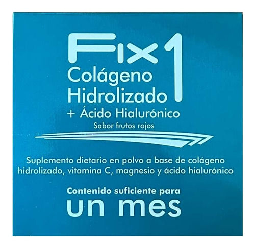 Fix 1 Colágeno Hidrolizado + Ác.hialurónico Con Vit.c Y Mg