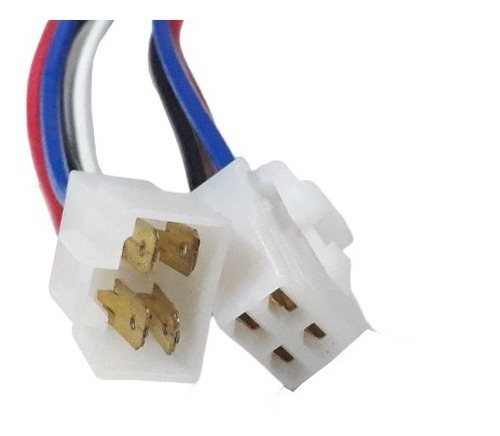 Conector 4 Vías Macho - Hembra Cable 18 C4v