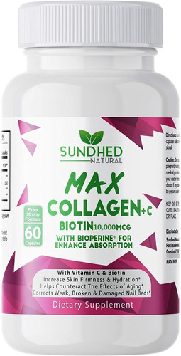 Colageno Y Biotina Super Concentrado 50% De Descuento