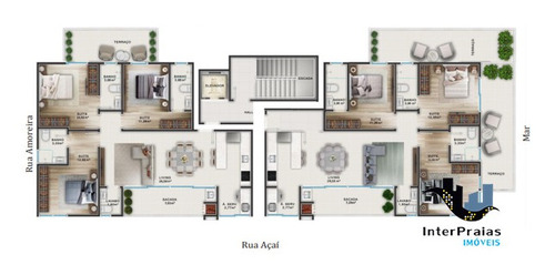 Imagem 5 de 11 de Apartamento Padrão Com 3 Quartos No Bellmare - 841977-v