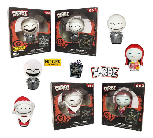 The Nightmare Before Christma 8 Funko Dorbz Año2015 Original (Usado)