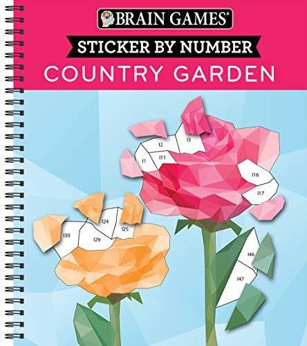 Juegos Mentales - Pegatina Por Numero: Country Garden (pegat