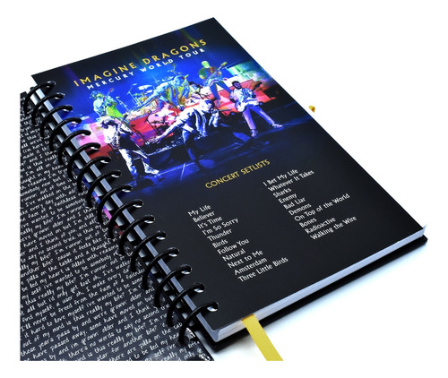Libreta Imagine Dragons Edición Mercury World Tour