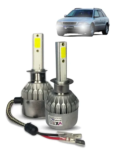 Kit Super Led C6 12v A4 96 Á 98 Farol Alto Baixo Milha