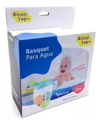 Juguete Para Agua De Bebe Aro De Basquet Pelotas Zippy  Toys