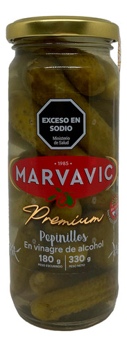 Pepinillos En Vinagre De Alcohol X 180 Gr - Marvavic