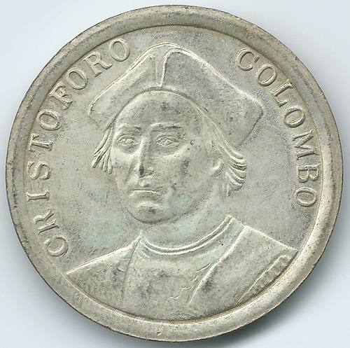 Medalla De Cristóbal Colón - Carabela Cristoforo Colombo