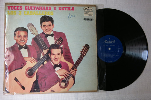 Vinyl Vinilo Lp Acetato Los 3 Caballeros Voces Guitarras Y E