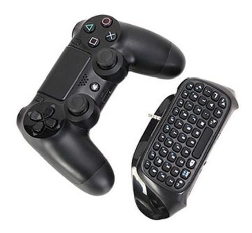 Teclado Ps4 Joystick Keyboard Bt Slim/ Pro Gtia Color Negro