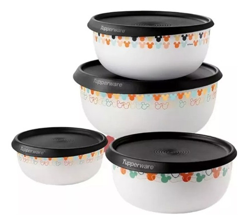 Tupperware Kit Lançamento Disney 9 Peças