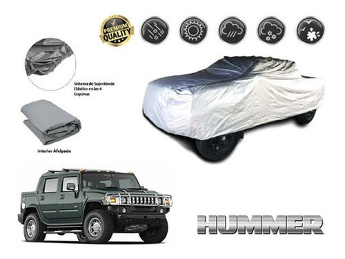 Funda Cubreauto Afelpada Premium Hummer H2 Pick Up 2007