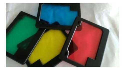 Porta Placa Para Moto + Acrílicos De Colores (16 Unidades)