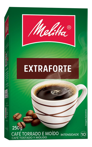Café Extra Forte Torrado E Moído Vácuo 250g Melitta