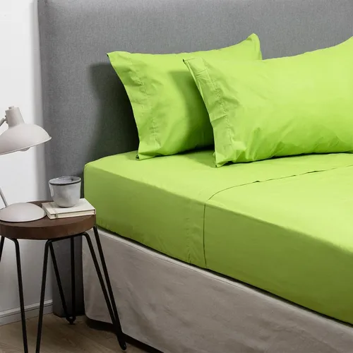 Pack 2 Sabanas Arthome Verde + Rojo 144 Hilos 1,0 Plaza