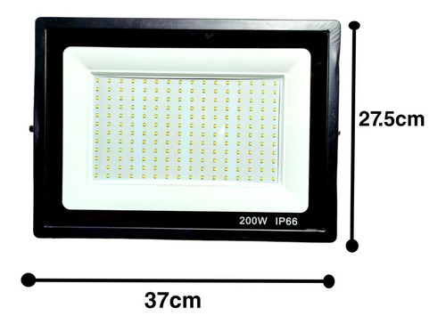 Imagen 2 de 3 de Lampara Reflector Led 200w Uso Interior Y Exterior Ip66