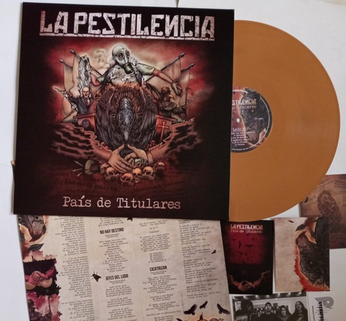 La Pestilencia - País De Titulares /lp, Vinilo. Rock, Punk 