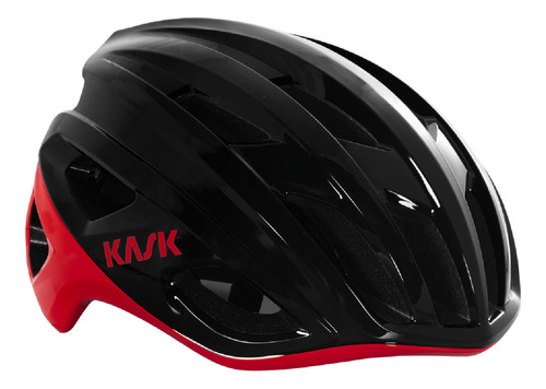 Casco Para Ciclismo Kask Mojito 3 Ajustable Color Black Red Talla L