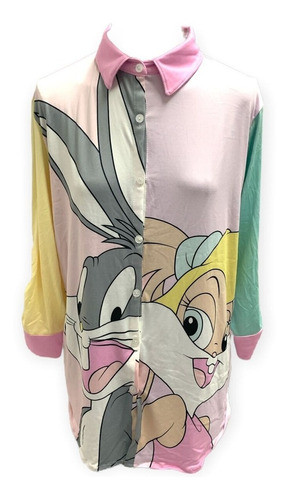 Maxiblusa Camisa Blusa Blusón Bugs Lola Bunny Hasta Talla 38