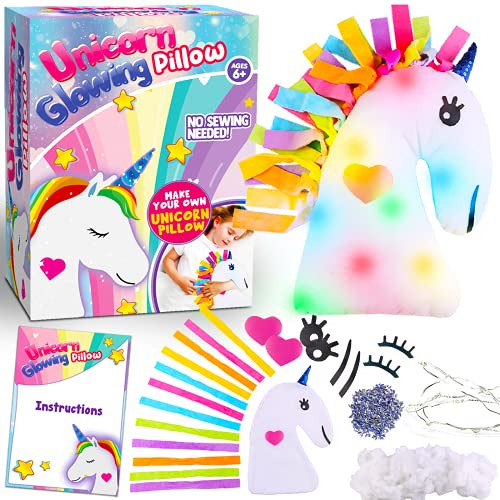 Unicorn Pillow Craft Sewing Kit Unicornios Regalos Niñ...