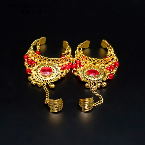New, Conjunto Indio De Danza Del Vientre For Mujer, Danza