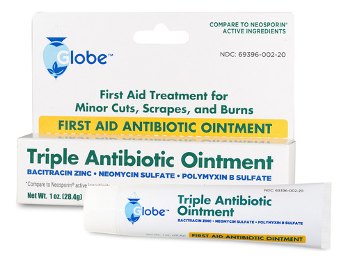 Globe Triple Antibiótico Ointment De Primeros 438iy