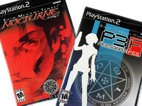 Shin Megami Tensei Persona 3 Fes + Nocturne Ps2 Frete Grátis