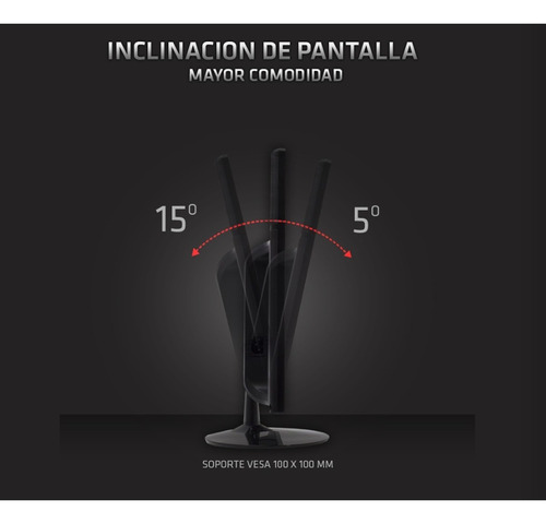Imagen 10 de 10 de Monitor Pc Gamer 24 1080p Full Hd 75hz 1ms Freesync Parlante
