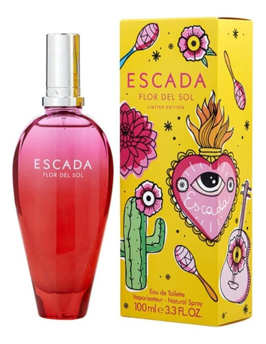 Perfume Escada Flor Del Sol X 100ml Limited Edition Original