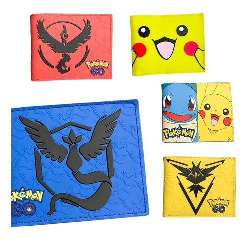 Cartera Pokemon Silicon Articuno  Zapdos  Moltres