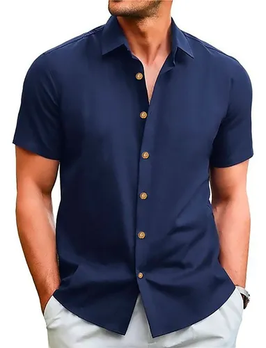 Camisa Manga Corta De Hombre S68