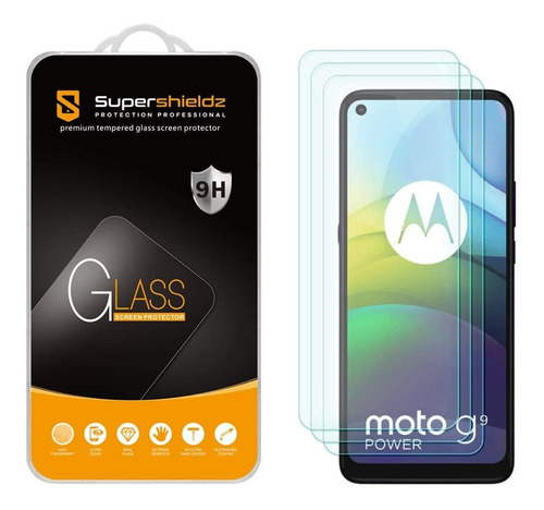 Protector De Pantalla Para Motorola Moto G9 Power X3unida...