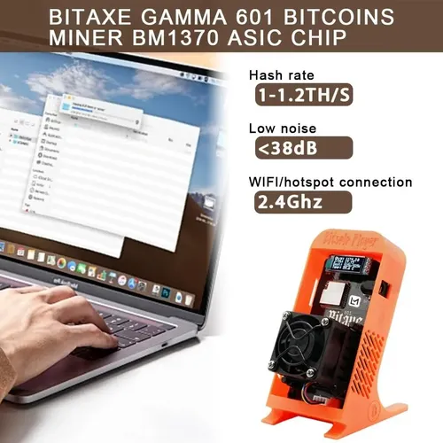 Minerador Bitaxe Gamma 601 1,2 Th/s Bm1370 Chip Asic 18w/th