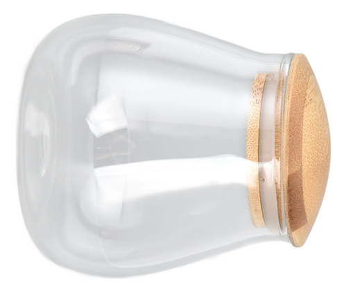 Tapa De Recipiente Sellada De Vidrio Transparente Segura Par