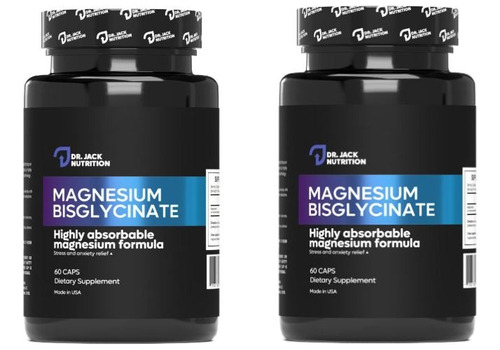 Pack X2 Bisglicinato Magnesio 400mg - 60 Capsulas | Dr Jack