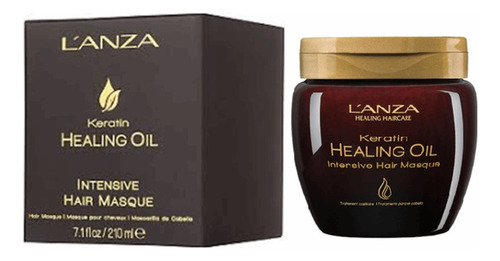 Mascara Keratin Healing Oil Intense Hair Masque Lanza 210ml