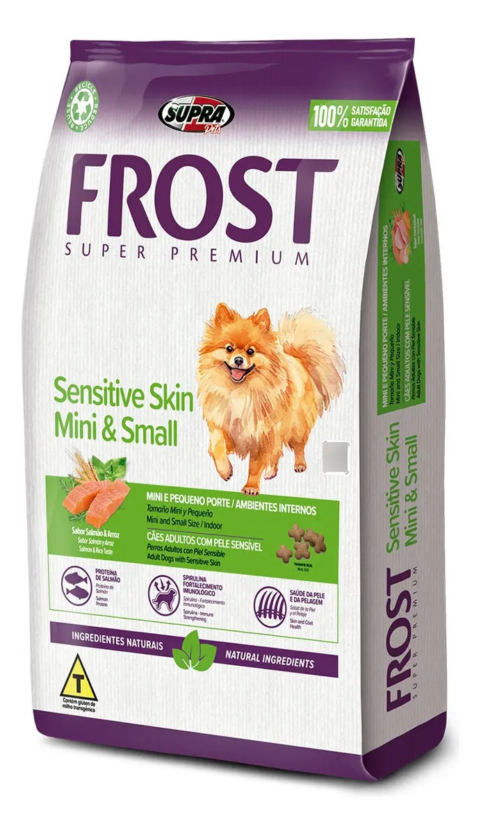 Ração Para Cães Mini E Pequenos Frost Sensitive Skin 1kg