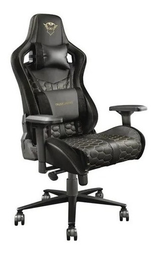 Imagen 2 de 9 de Silla Gaming Trust Gxt 712 Resto Pro Black