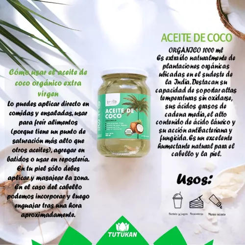 Aceite de coco, Brota