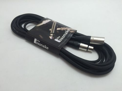 Cabo XLR Sssnake Sm6bk de 6 metros