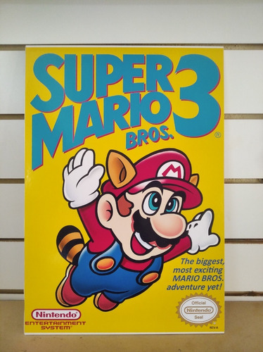 Cuadro Super Mario Poster 30x42 Mdf