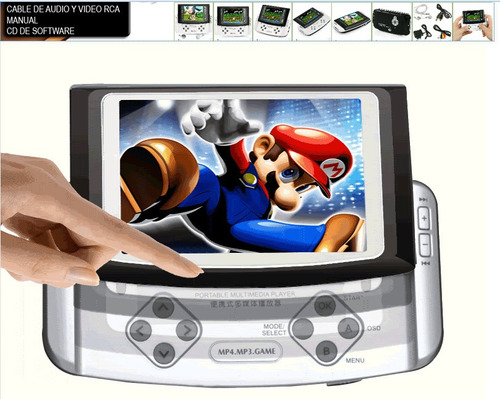Consola Mp5 Slider 2gb + 1001 Juegos + Cable Tv Camara Music