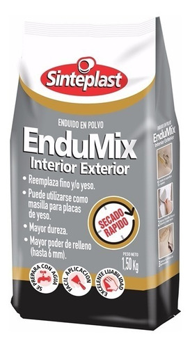 Endumix Masilla En Polvo Interior Exterior X 5 Kg.